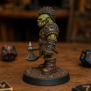 オークウォーバンドバンドル6 STL — ラグナロクオンラインにインスパイアされたオークミニチュアパック DnD 3Dプリント 画像 7