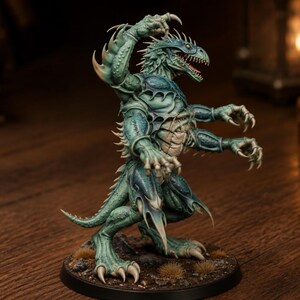 Four-Armed Monster STL — DnD Fantasy Aberration Miniature 3D Print Tabletop RPG image 3