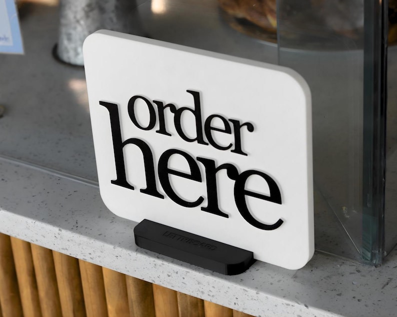 Order/pick-up Counter Signs – Display Set - Etsy