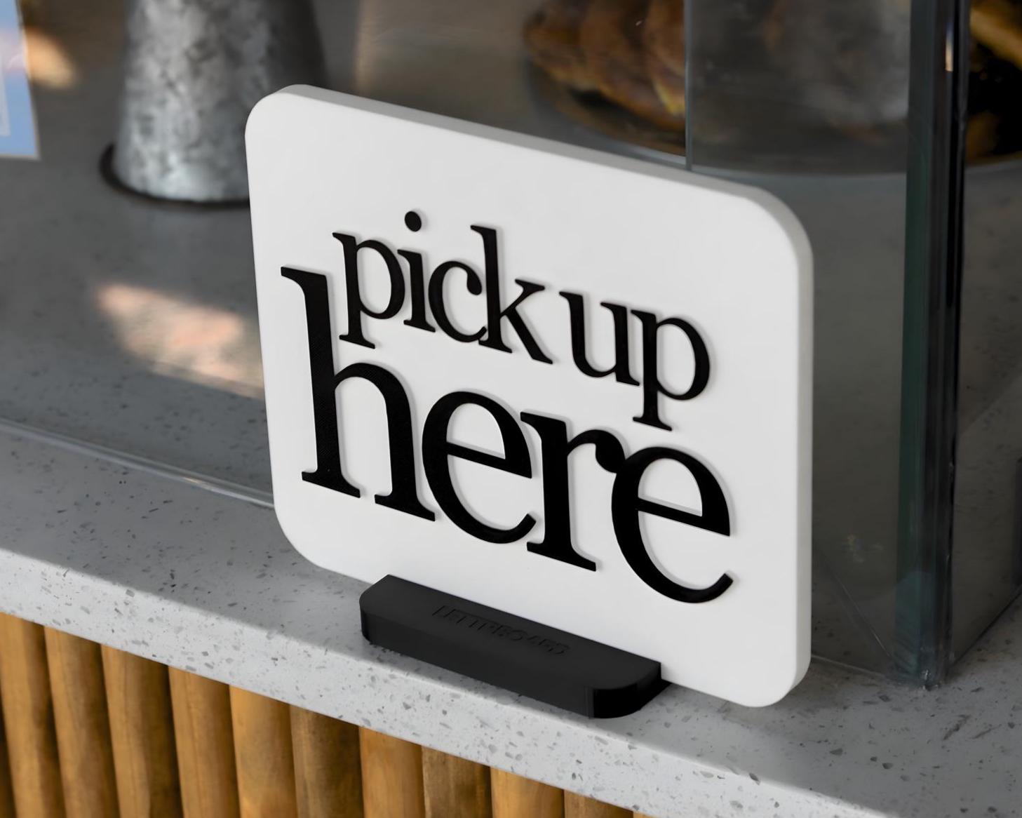 Order/pick-up Counter Signs – Display Set - Etsy