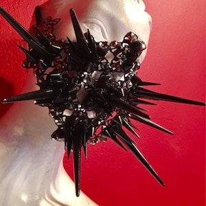 Spiked  knight mask or headpiece