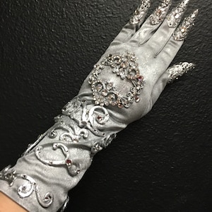Crystal glove (left hand)