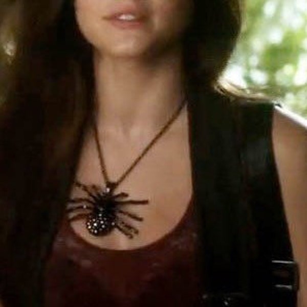 Black Spider Necklace