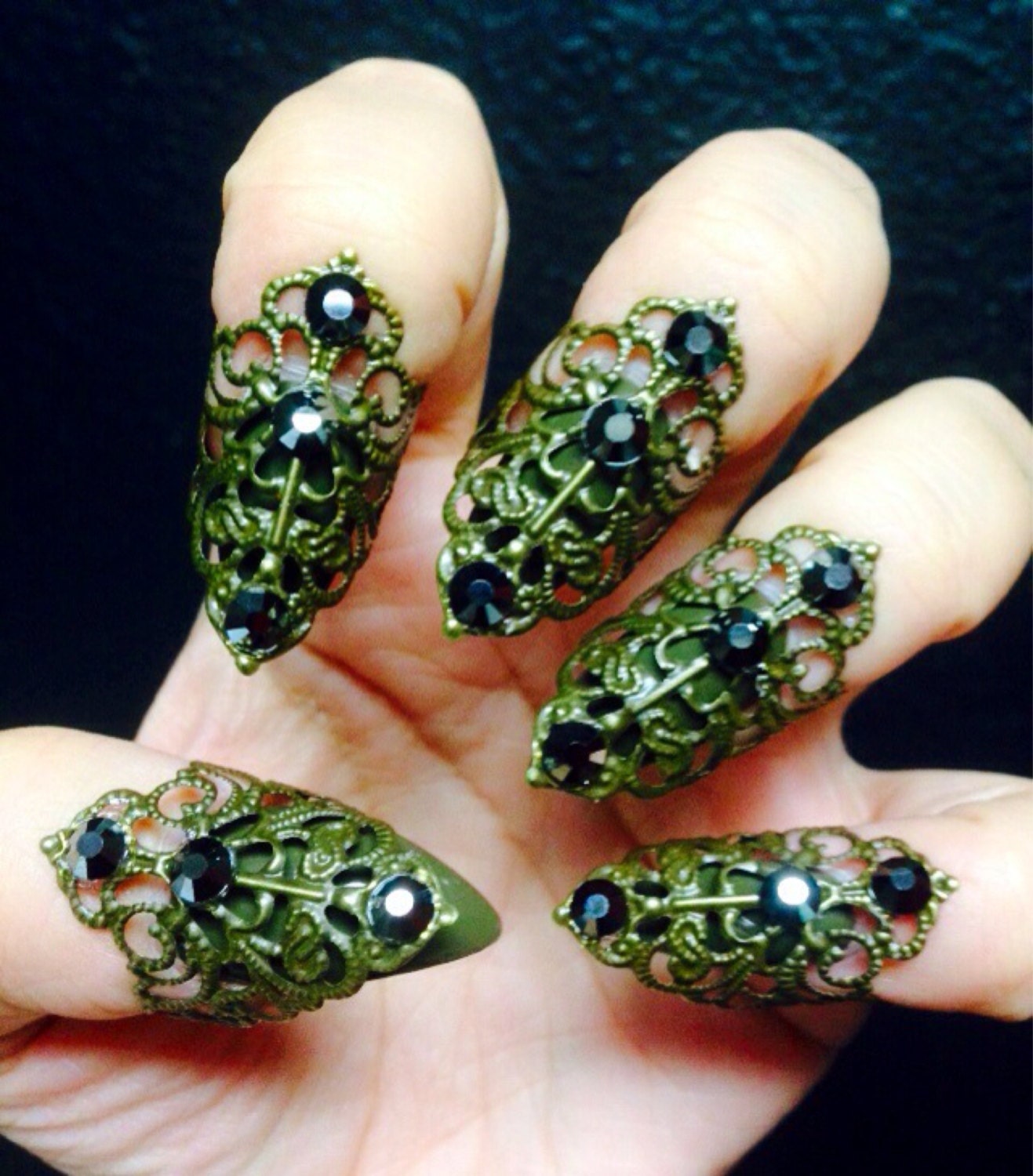 調節可能なネイルチップ5個セット - Etsy 日本