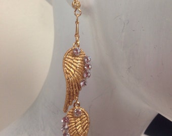 Angel wing earrings