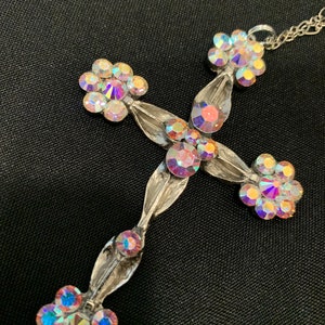 Believe , cross pendant with chain