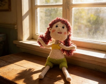 Hand-knitted little girl dolls, table decorations, gifts for girlfriends, party souvenirs, Mother's Day presents.
