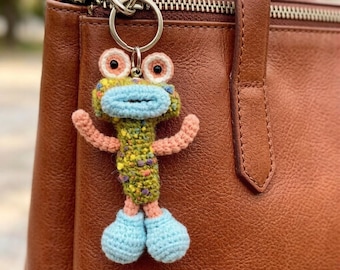 Colgante decorativo hecho a mano con la letra mayúscula inglesa "T", regalo original para fiestas, accesorio para mochilas, Día del Padre.