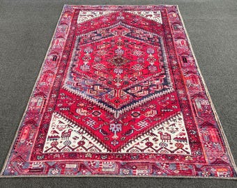 Vintage Rug - Area Rug Large Rug - Boho Rustic Persian Rug - Runner Rug - Antique Style Rug - Turkish Vintage Rug - Oriental Rug
