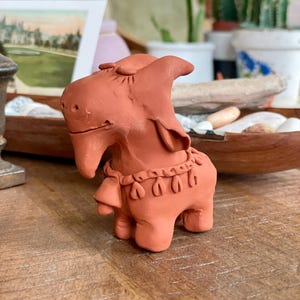 Rustic and fun Clay Goat
