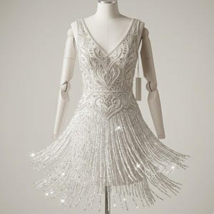semi formal wedding guest dress with sleeves A-Line Long Sleeves Lotus Leaf Midi Lace Wedding Guest Dress main image 0