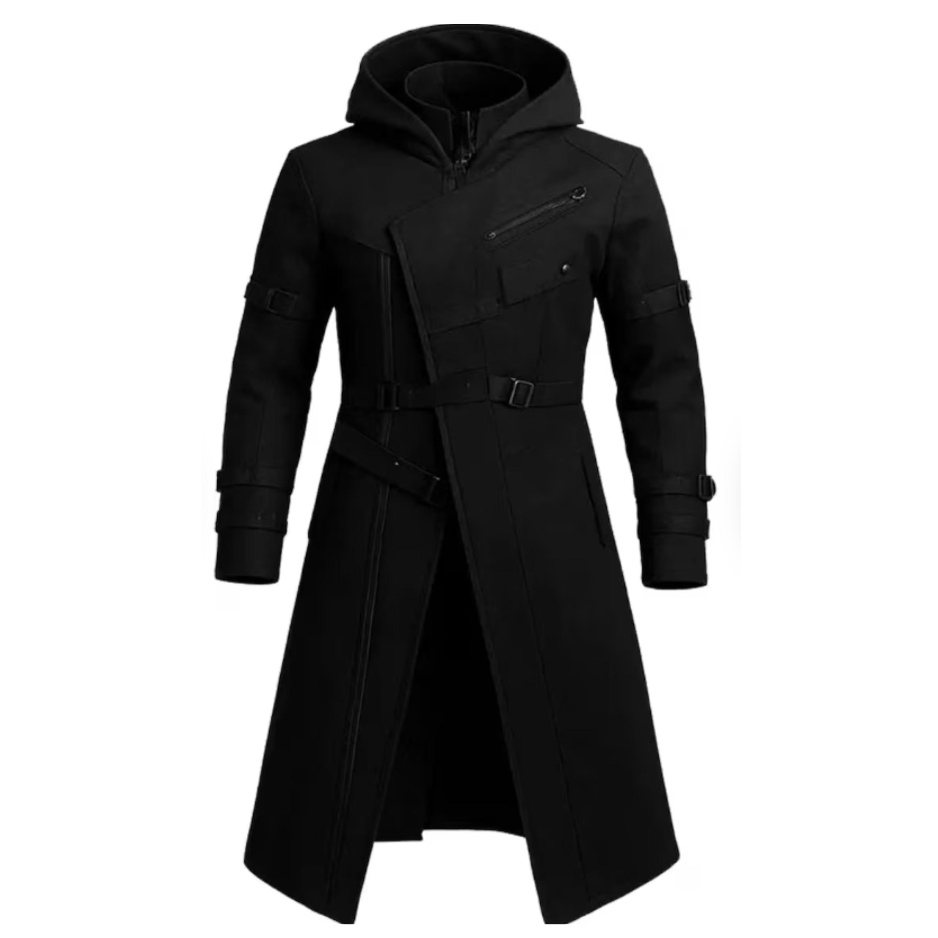 Funnel neck wool long coat - Etsy 日本