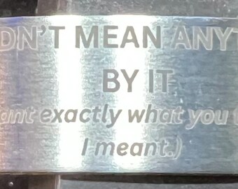 Nie miałem nic złego na myśli (miałem dokładnie to, co myślałeś, że miałem na myśli). Bransoleta LG z anodowanego aluminium