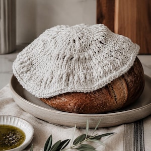 Bread Cover Knitting Pattern, Easy Knit Bread Warmer Knit Pattern, Housewarming Gift, Knit Kitchen Decor, Sourdough Bread Cover, Videos