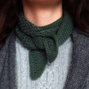 KNITTING PATTERN ⨯ French Scarf Knit Pattern, Lace Scarf Knitting Pattern ⨯ Pretty Scarf Knitting Pattern, Scarf Easy Knitting Pattern