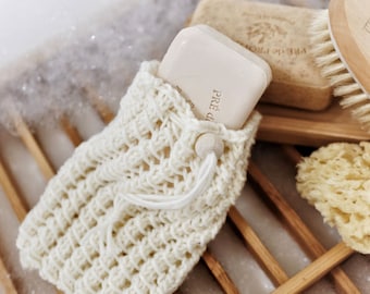 KNITTING PATTERN ⨯ Soap Saver Knit Pattern, Easy Soap Bag Knitting Pattern ⨯ Easy Knitting Pattern, Bath Soap Saver Bag Knit Pattern