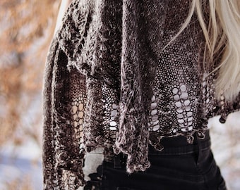 KNITTING PATTERN ⨯ Shawl Knitting Pattern, Women Scarf Knit Pattern ⨯ Lace Shawl Knitting Pattern, Easy Shawl Knit Pattern, Knitting Pattern