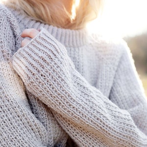 KNITTING PATTERN ⨯ Textured Sweater Knitting Pattern, Raglan Knit Sweater Pattern ⨯ Cozy Jumper Knit Pattern, Pullover Knitting Pattern