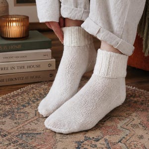 Basic Socken Strickmuster, Einfache Knöchel Fold-Over Stricksocken, Frauen Socken Strickanleitung, Klassische Socken Top-Down Muster, Videos