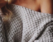 KNITTING PATTERN Off Shoulder Sweater, Chunky Knit Sweater Cozy Fall Jumper Pullover, Women 39 s Fashion Sweater Knit Pattern Easy Knit