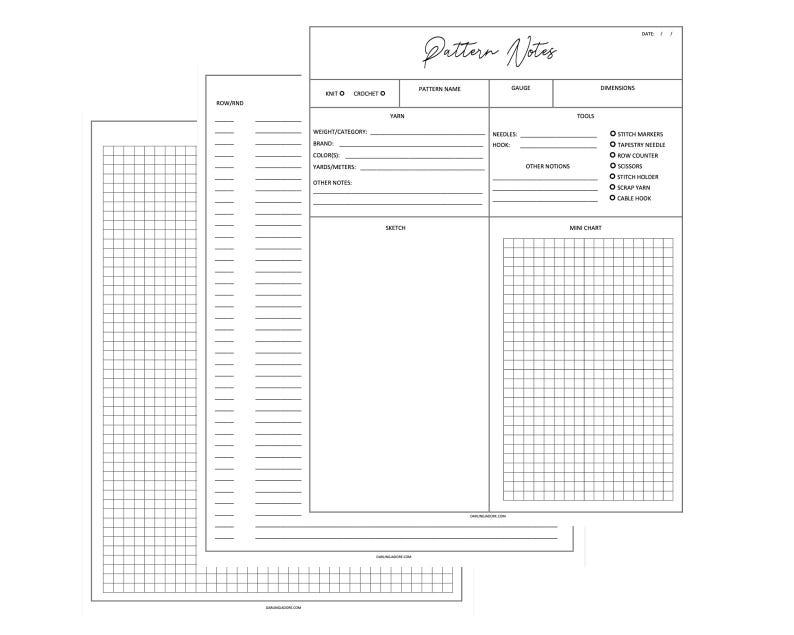 knitting pattern draft and crochet pattern drafting notes instant download pdf. easy knitting pattern help