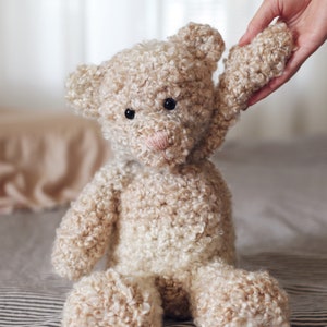 CROCHET PATTERN ⨯ Classic Teddy Bear Crochet Amigurumi, Easy Teddy Bear Crochet Pattern ⨯ Crochet Teddy Bear Amigurumi Crochet Pattern