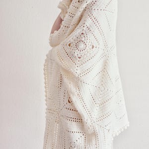 granny square blanket crochet pattern. crochet modern throw blanket. hygge decor modern crochet throw afghan decor blanket. granny square lace crochet throw baby blanket.