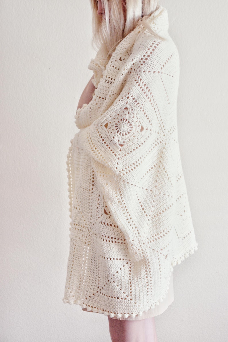 granny square blanket crochet pattern. crochet modern throw blanket. hygge decor modern crochet throw afghan decor blanket. granny square lace crochet throw baby blanket.