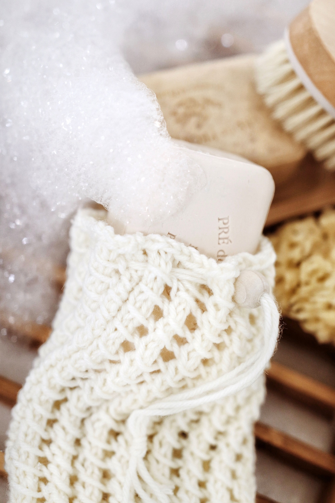 KNITTING PATTERN Soap Saver Knit Pattern Easy Soap Bag Etsy