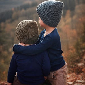 Toddler Beanie Knitting Pattern, Easy Knit Child Hat, Child Ribbed Beanie Ages 1-4, Easy Watch Cap Knitting Pattern, With Video Tutorials