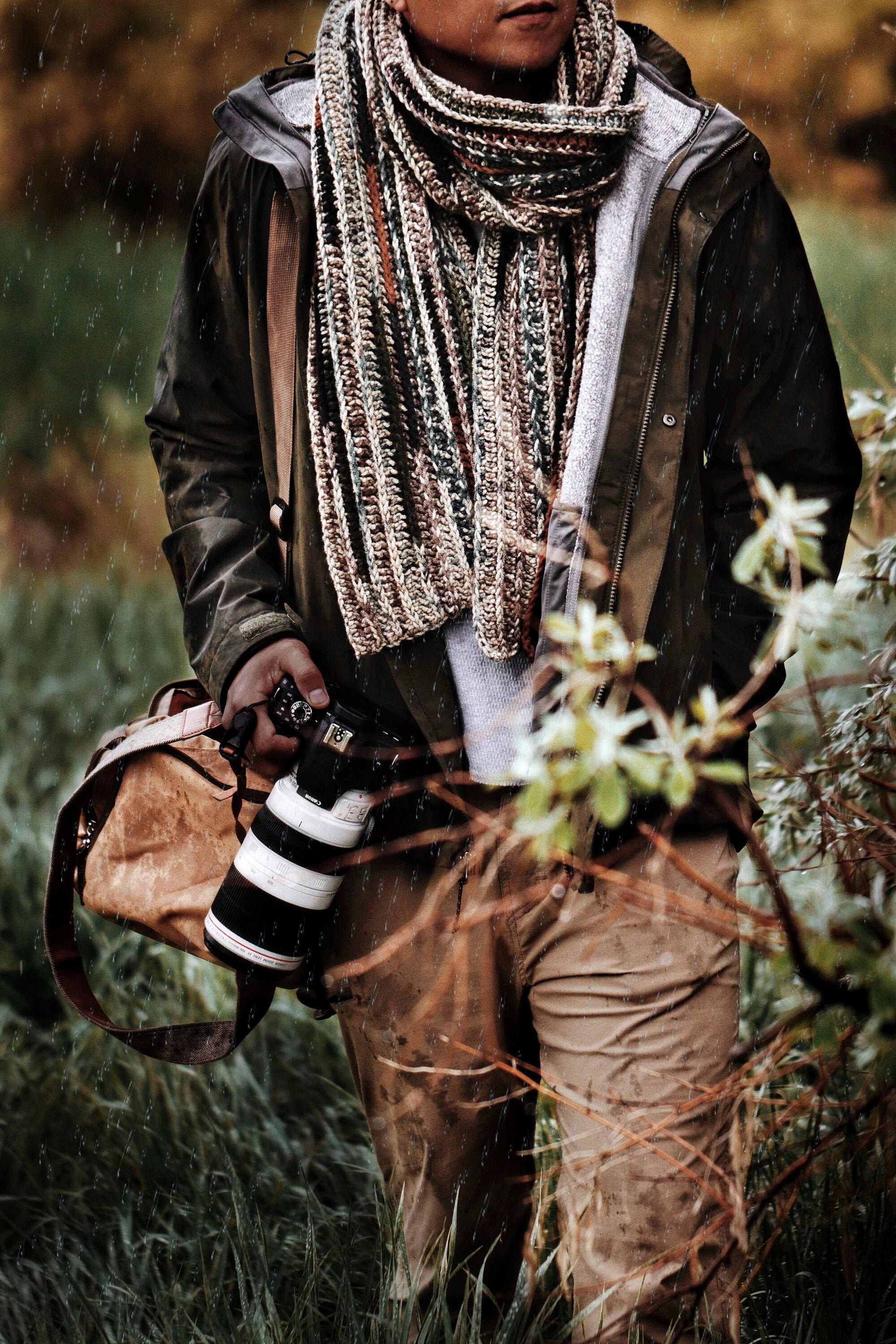39 Crochet Scarf Ideas: Stylish Patterns for Skinny, Chunky, Cowl, and Wrap Looks 34 Crochet Rib Mens Scarf