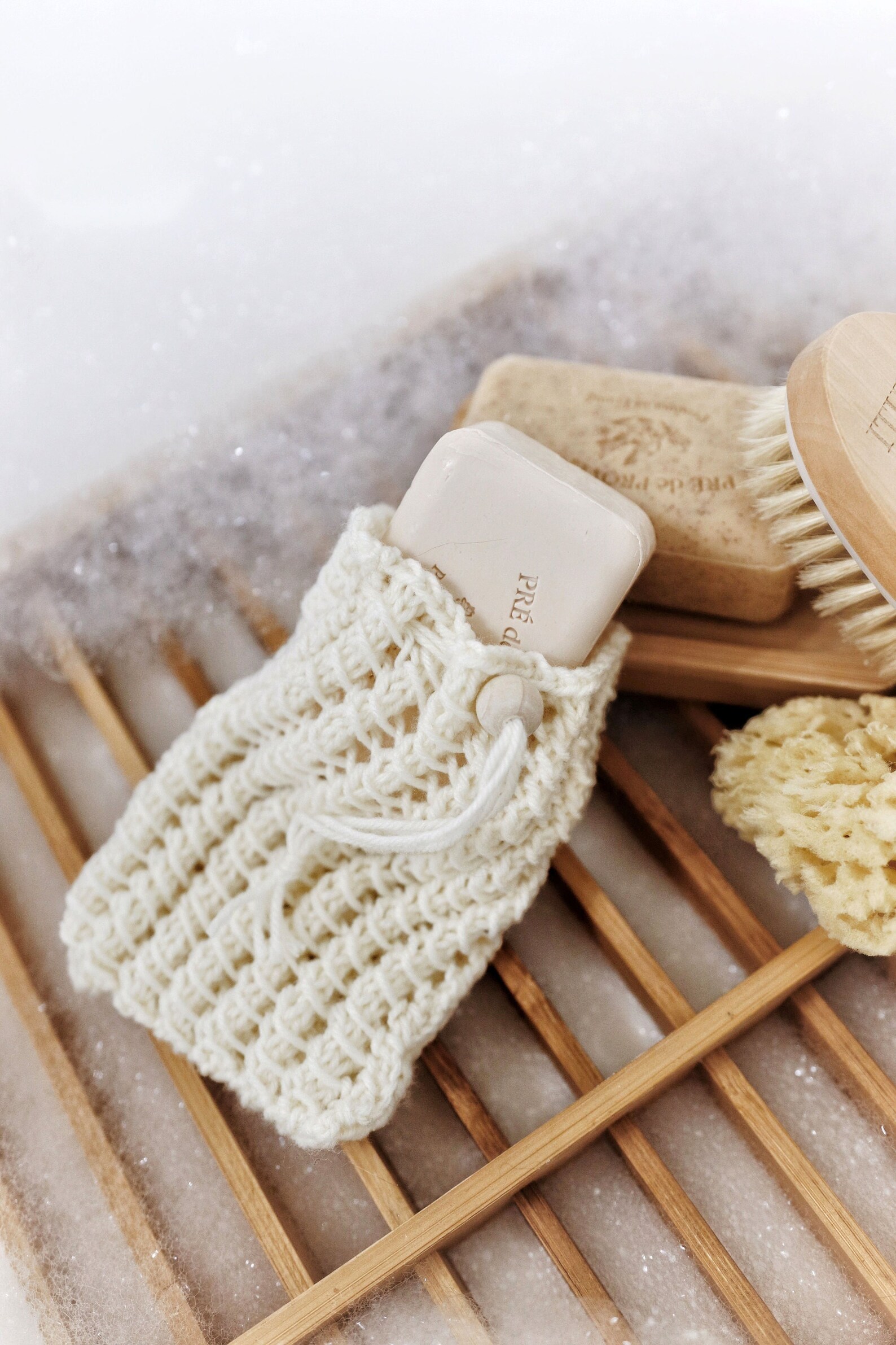 KNITTING PATTERN Soap Saver Knit Pattern Easy Soap Bag Etsy