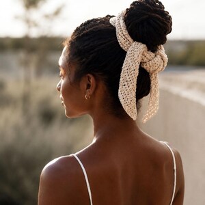 crochet small scarf pattern by darling jadore. little crochet neck scarf. petite neck scarf neck tie crochet pattern. easy crochet scarf pattern. tiny crochet scarf pattern.