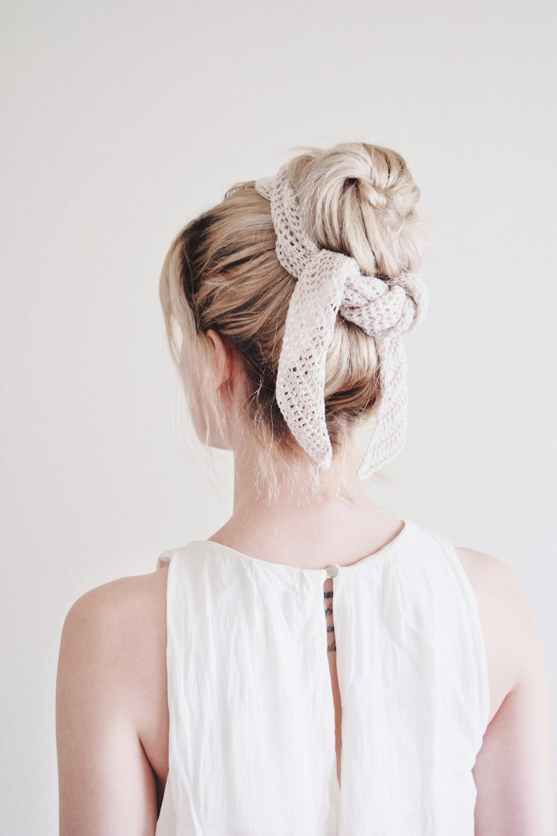 crochet small scarf pattern by darling jadore. little crochet neck scarf. petite neck scarf neck tie crochet pattern. easy crochet scarf pattern. tiny crochet scarf pattern.