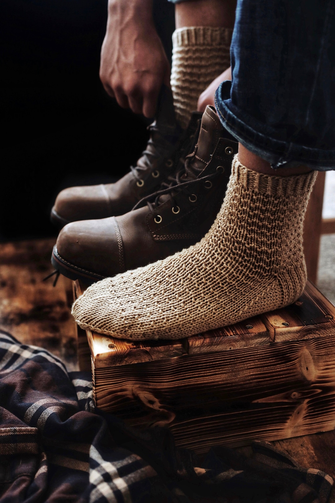 KNITTING PATTERN Men's Socks Knitting Pattern Classic Etsy