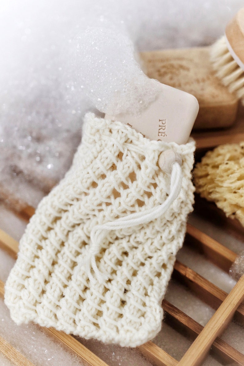 KNITTING PATTERN Soap Saver Knit Pattern Easy Soap Bag Etsy