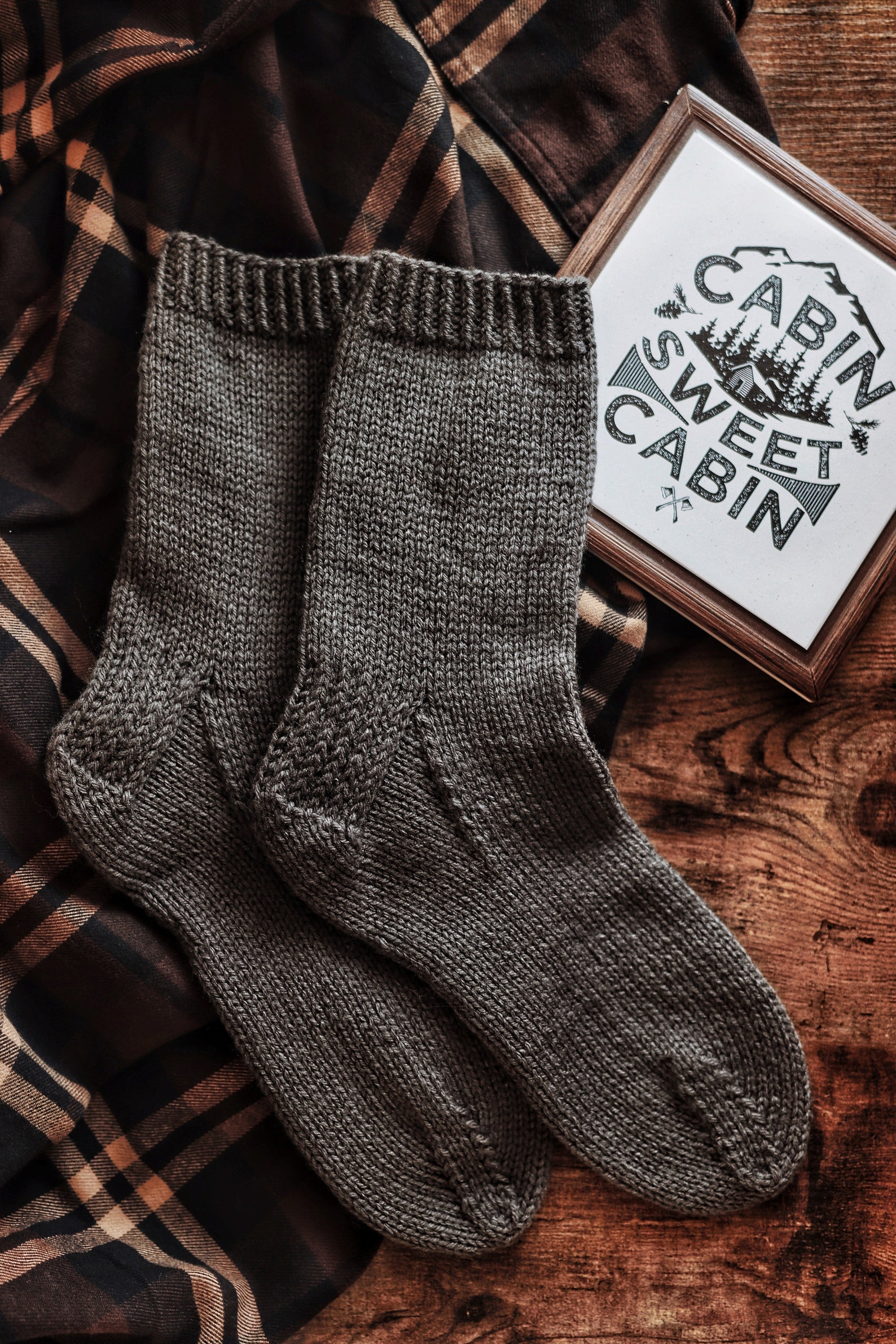 KNITTING PATTERN Classic Men's Knit Socks Knitting Etsy