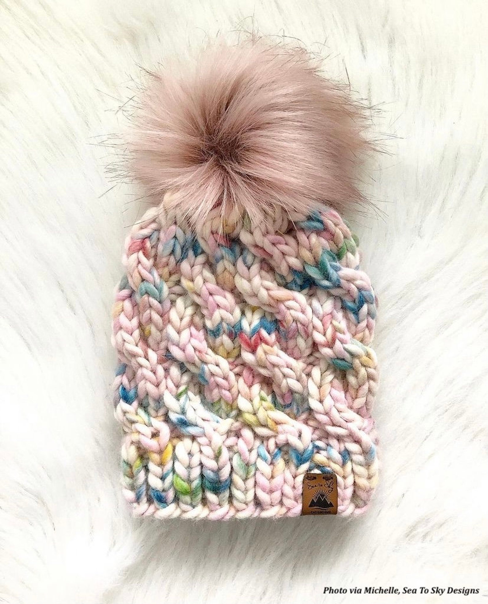KNITTING PATTERN Cable Knit Beanie Knitting Pattern Chunky Etsy
