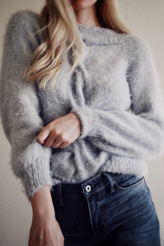 KNITTING PATTERN ⨯ Cable Knit Sweater Pattern, Chunky Knit Sweater Pattern ⨯ Women Knit Sweater Pattern, Easy Sweater Pattern PDF