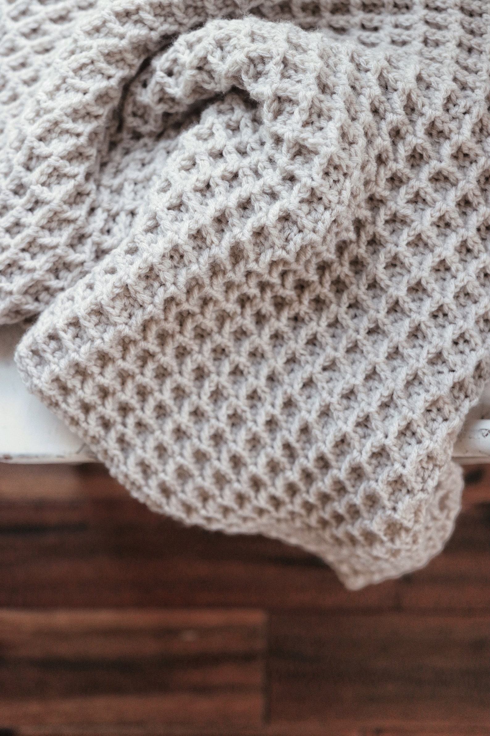 CROCHET PATTERN Waffle Blanket Crochet Pattern Easy Crochet Etsy