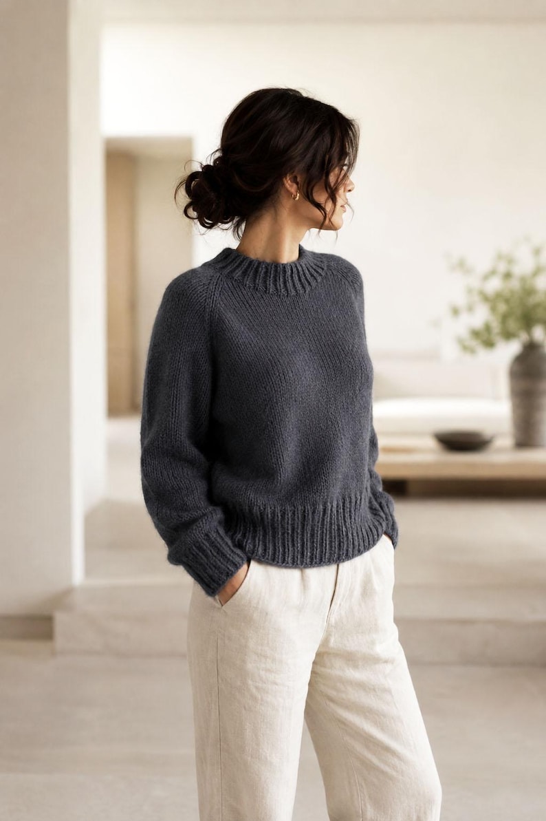 raglan sweater knitting pattern. knit oversize sweater womens knit sweater pattern. beginner sweater knitting pattern. easy knit sweater pattern. jumper knit pattern. knit pullover pattern. easy knit pullover pattern. worsted knit sweater pattern