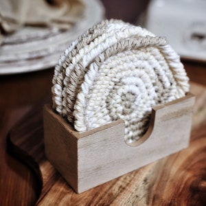 CROCHET PATTERN ⨯ Coaster Crochet Pattern, Beginner Crochet Pattern ⨯ Easy Crochet Pattern, Farmhouse Decor Crochet Pattern Beginner Crochet