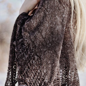 KNITTING PATTERN ⨯ Shawl Knitting Pattern, Women Scarf Knit Pattern ⨯ Lace Shawl Knitting Pattern, Easy Shawl Knit Pattern, Knitting Pattern