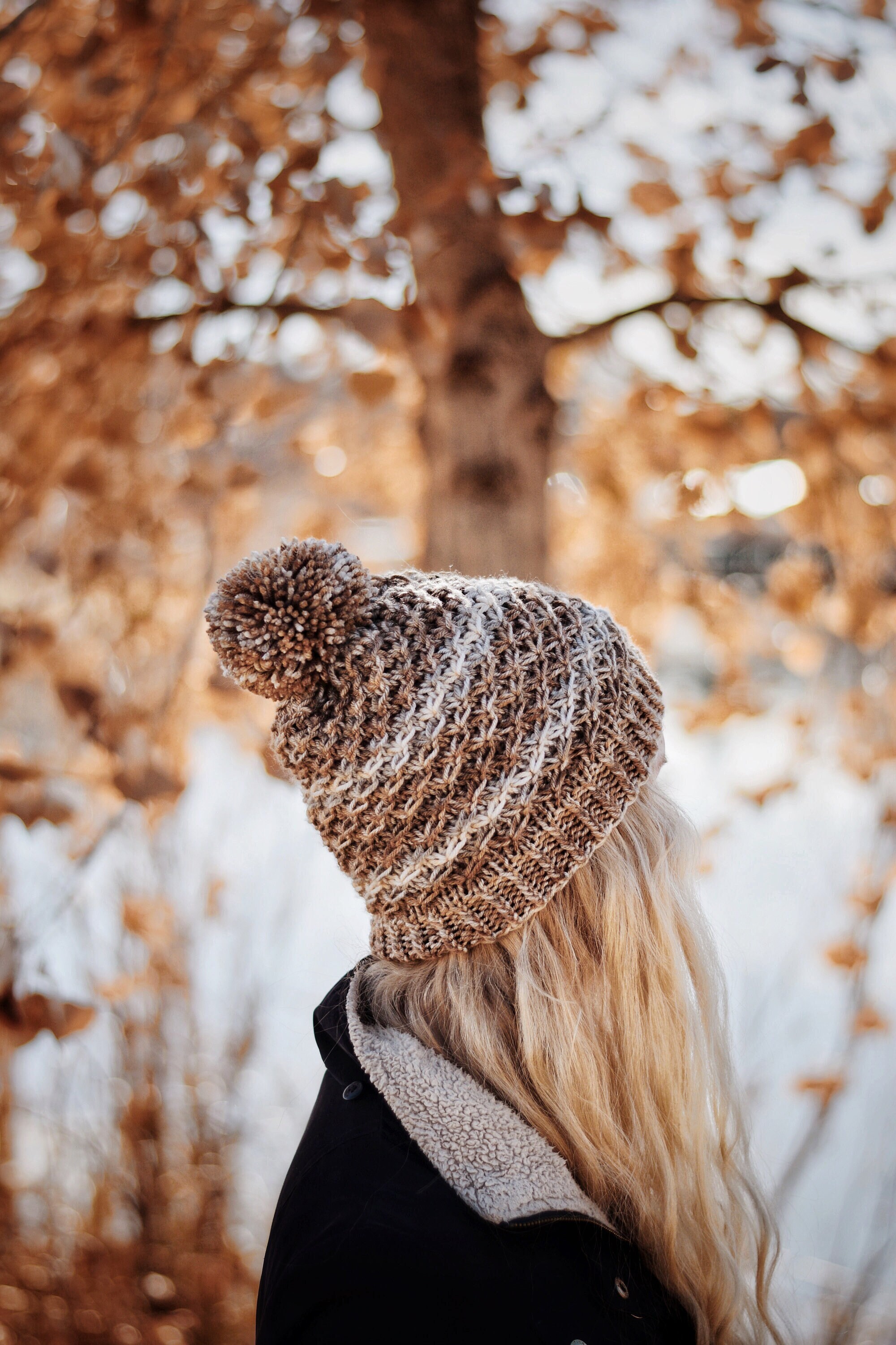 Hand-knitted Border Hat | SOL (soonerorlater)