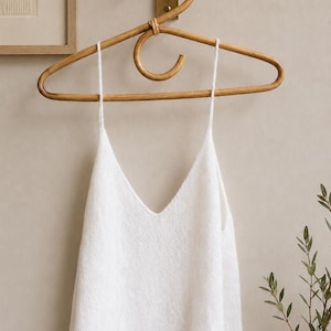 camisole knitting pattern. knit tank top easy knitting pattern. knit singlet pattern. vneck cami camisole womens knitting pattern. womens knit sleeveless top easy knitting pattern. halter top knitting pattern. knit summer top pattern. tank camisole vneck knitting pattern. vneck shirt knitting pattern. knit summer shirt sleeveless top