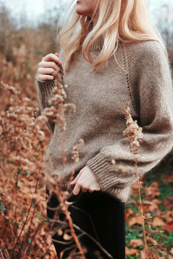 KNITTING PATTERN Easy Sweater Knitting 