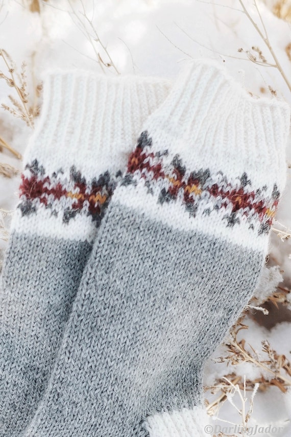 Fair isle shop boot socks