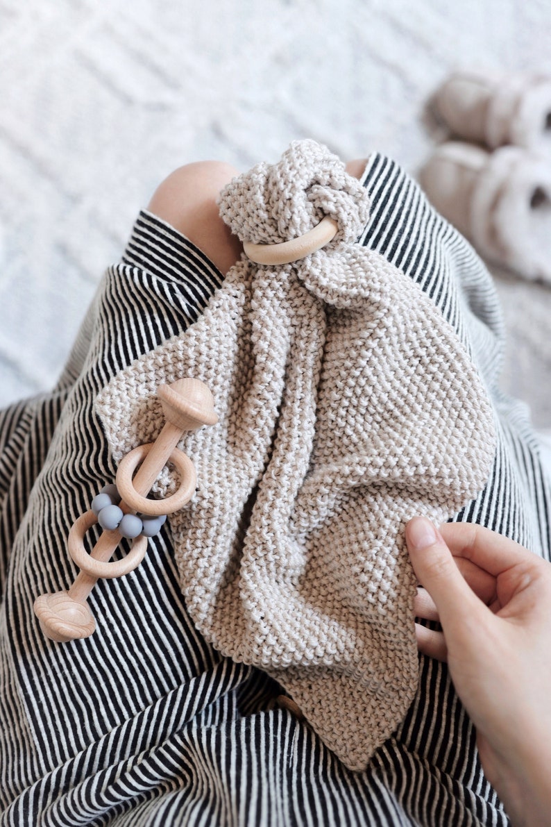 KNITTING PATTERN Lovey Knit Pattern Baby Lovey Blanket Etsy