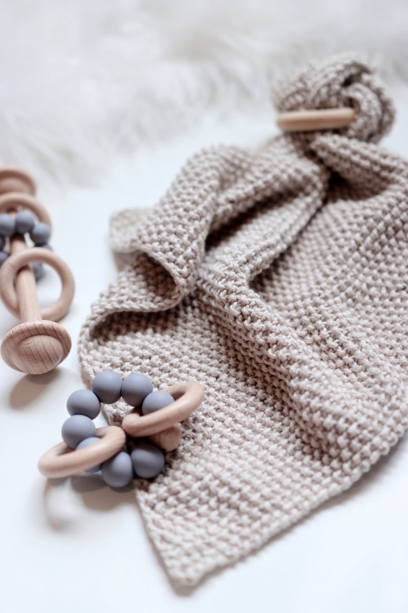 KNITTING PATTERN Lovey Knit Pattern Baby Lovey Blanket Etsy