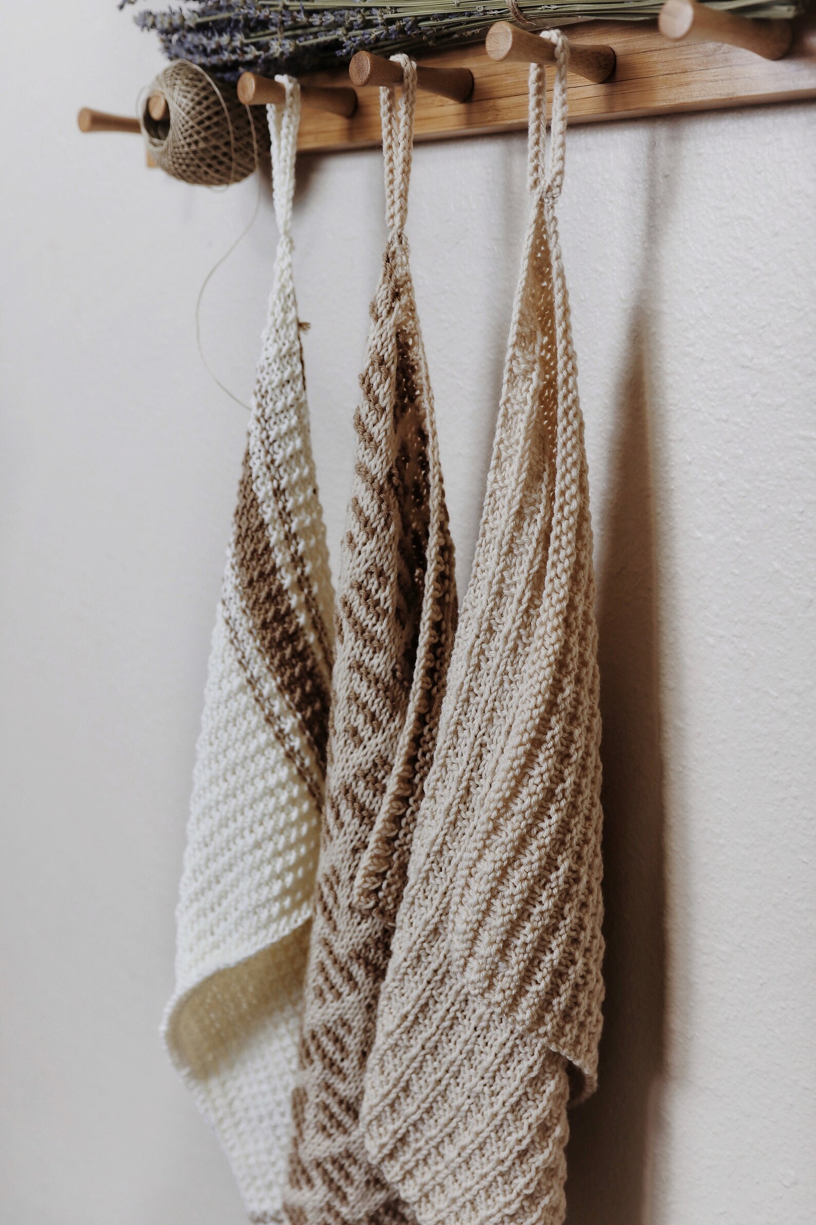 KNITTING PATTERN Tea Towel Knitting Pattern Easy Knitting Etsy